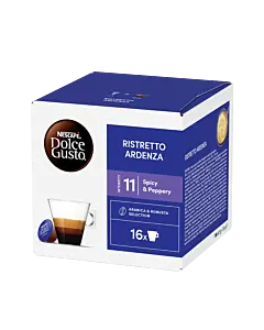 Nescaf&eacute; Ristretto Ardenza package and capsule for Dolce Gusto