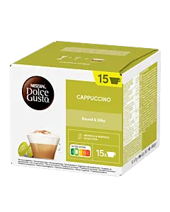 Nescaf&Atilde;&copy; Cappuccino Big Pack package and capsule for Dolce Gusto