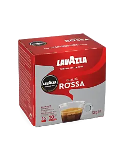 Lavazza Qualit&agrave; Rossa package and capsule for Lavazza A Modo Mio
