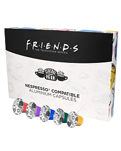 FRIENDS Variety Pack package and capsule for Nespresso
