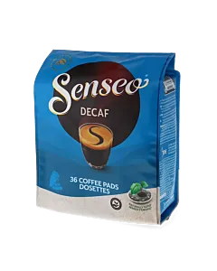 Senseo Decaf package and pods for Senseo