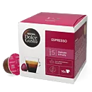 Nescafé Espresso package and capsule for Dolce Gusto