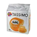 Café Hag Crema Decaf package and capsule for Tassimo