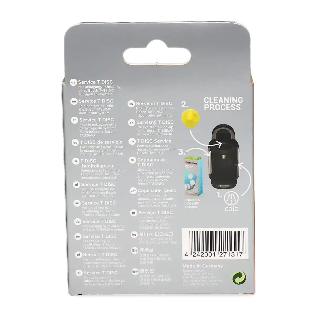 Tassimo\u0020Yellow\u0020Service\u0020T\u002Ddisc