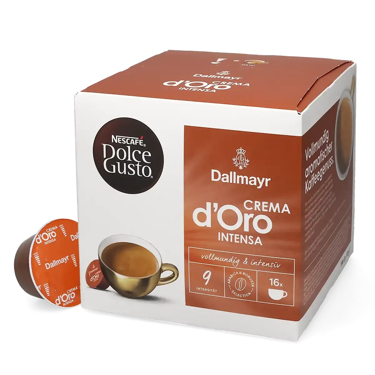Nescafé | Dallmayr Crema d'Oro Intensa - 16 pods for Dolce Gusto
