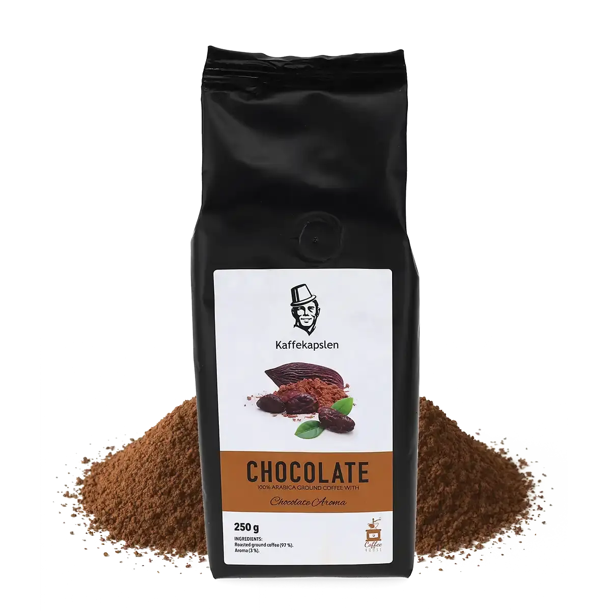 Kaffekapslen | Chocolate Coffee - 250 g ground coffee