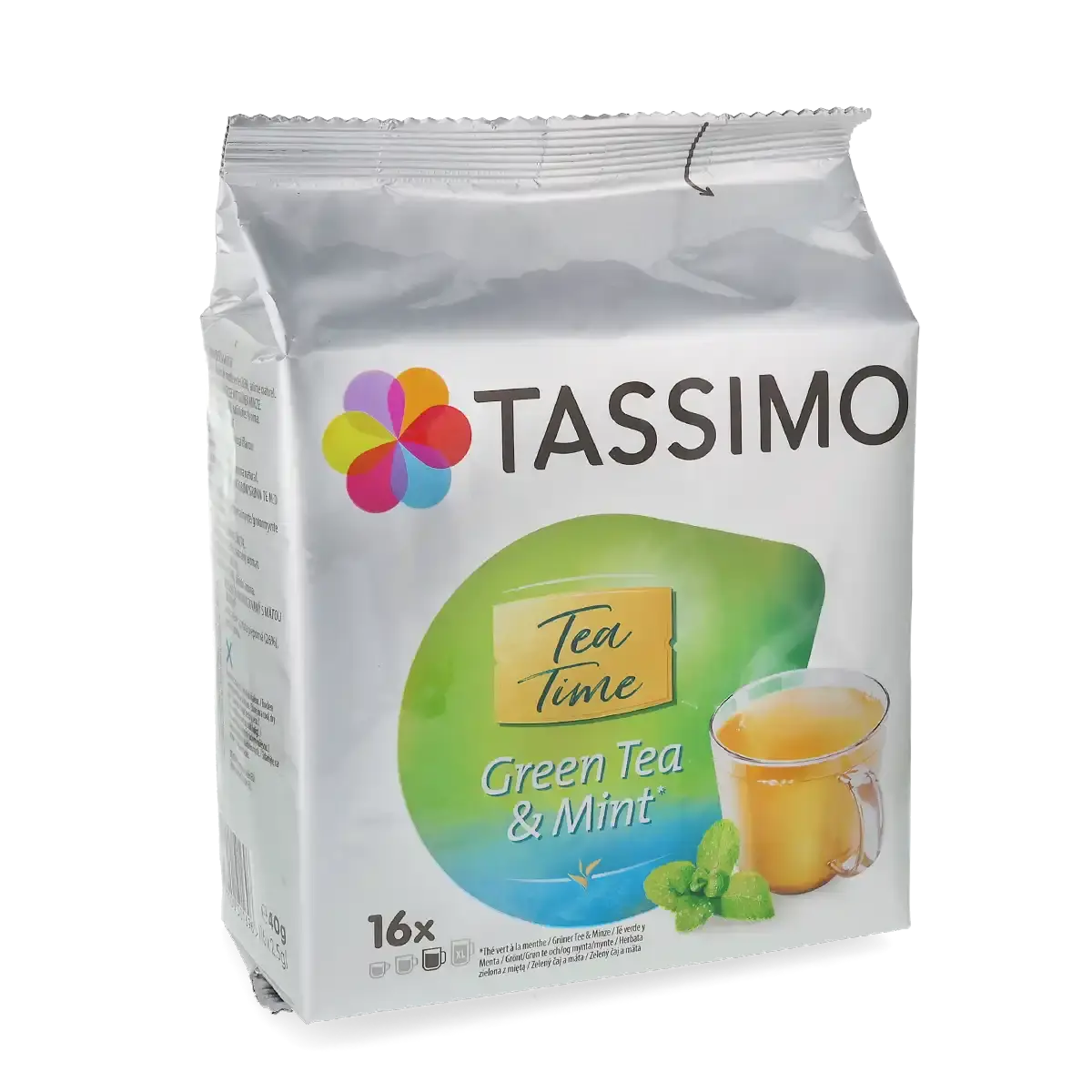 Tea Time | Green Tea & Mint - 16 pods for Tassimo