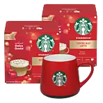 Toffee Nut Latte + Red Mug Bundle