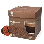 Kaffekapslen Cocoa Drink package and capsule for Dolce Gusto
