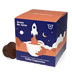 Senso Nocturno Toffee Cappuccino package and capsule for Dolce Gusto
