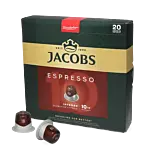 Jacobs Espresso 10 Intenso XL package and capsule for NespressoÂ®