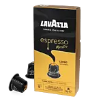 Lavazza Lungo package and capsule for Nespresso
